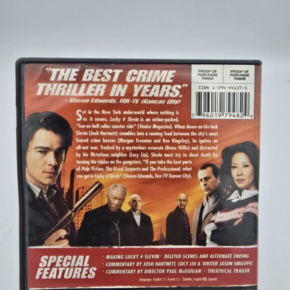 Lucky Number Slevin Movie (DVD, 2006) - Picture 3 of 6